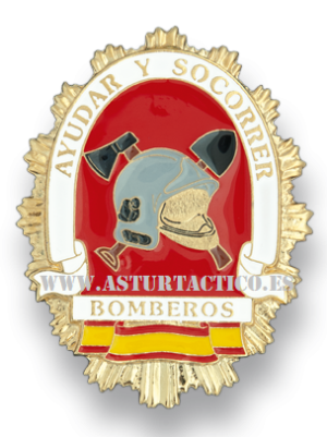 PLACA PARA CARTERA, BOMBEROS