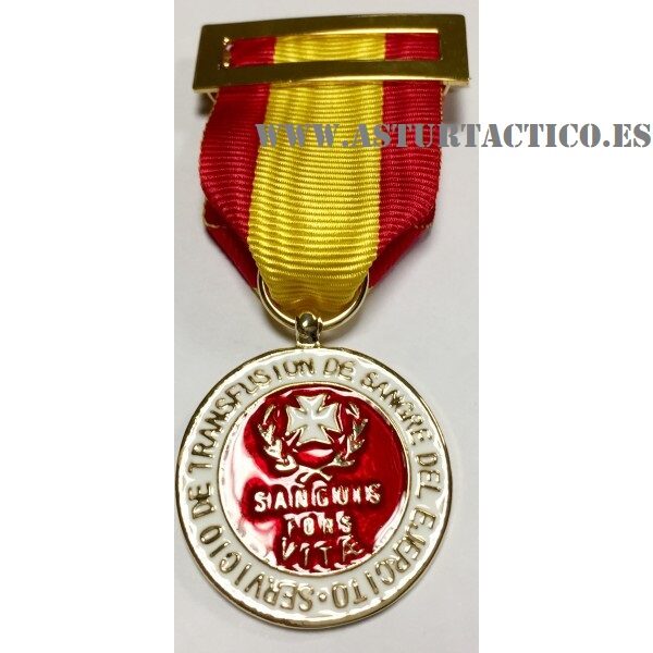 MEDALLA DONANTE DE SANGRE DEL EJERCITO