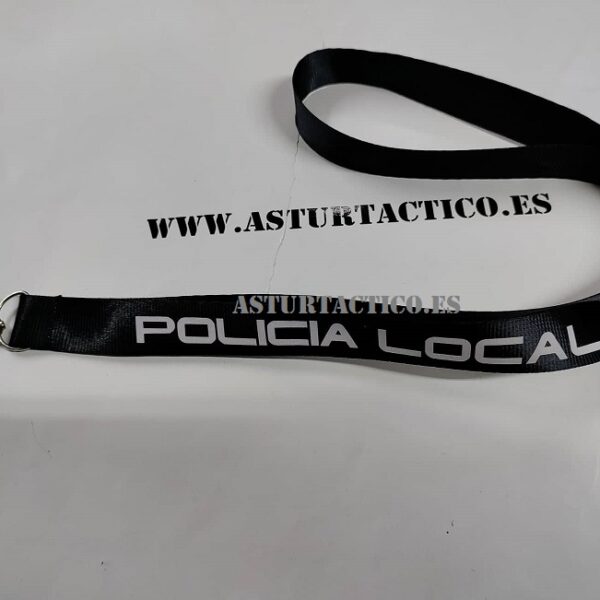 LANYARD, LLAVERO DE CUELLO DE POLICIA LOCAL