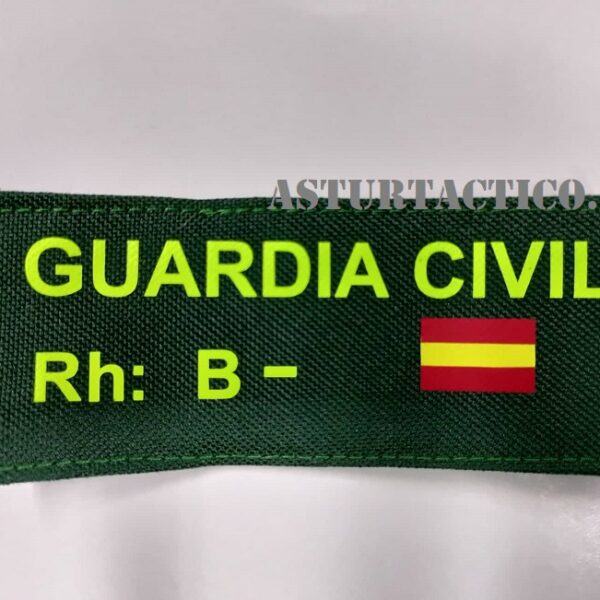 PARCHE RH B- GUARDIA CIVIL (VERDE)