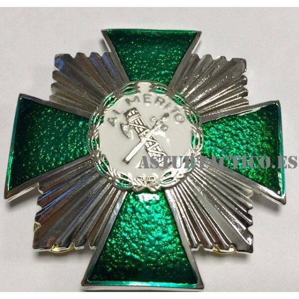 PLACA MERITO GUARDIA CIVIL DISTINTIVO BLANCO