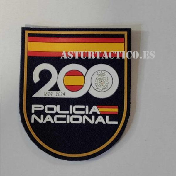 PARCHE BRAZO 200 AÑOS POLICIA NACIONAL