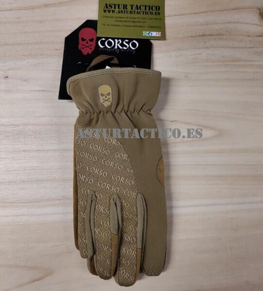 GUANTE TACTICO CORSO SKULL COYOTE