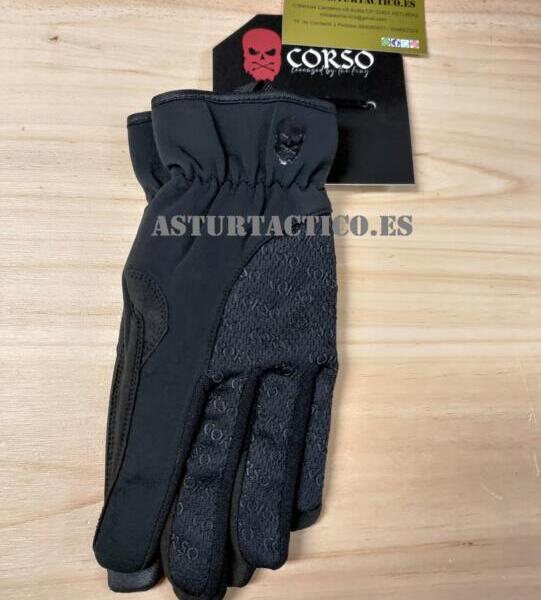 GUANTE TACTICO CORSO SKULL NEGRO