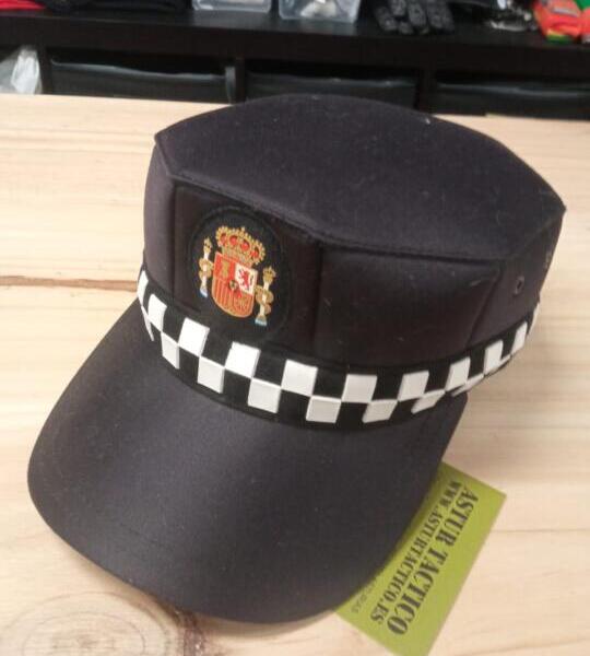 Gorra picos Policia Local damero goma