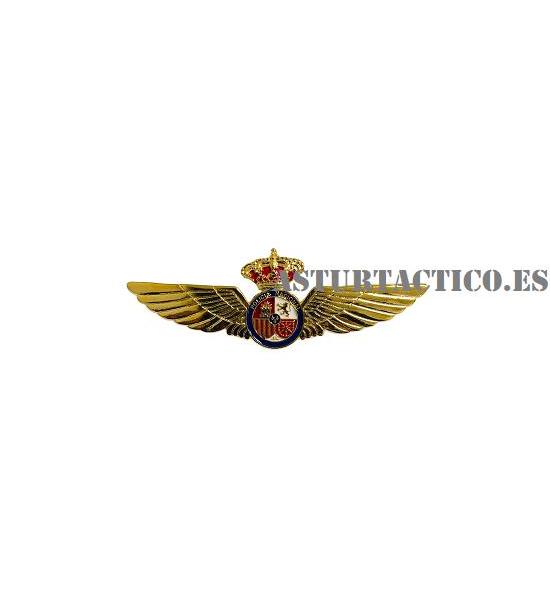 DISTINTIVO DE CURSO DE PILOTO DE AERONAVE ORO POLICIA NACIONAL