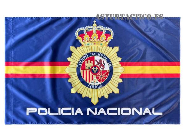 BANDERA POLICIA NACIONAL (RASO) 1'50 X 0'90