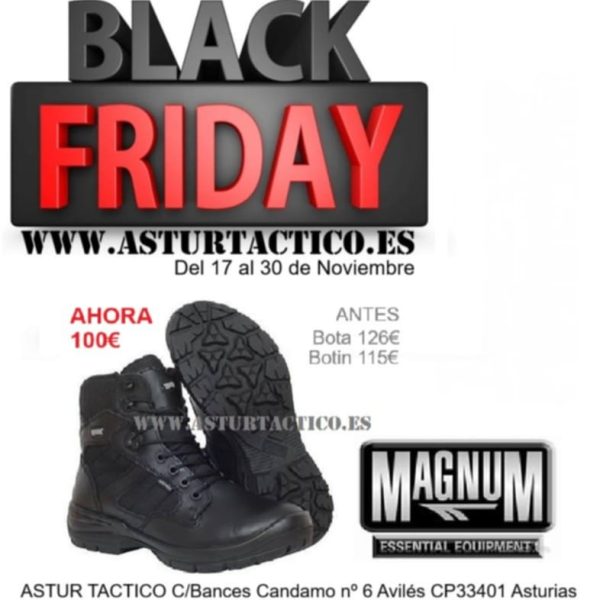 BLACK FRIDAY MAGNUM BOTA Y BOTIN