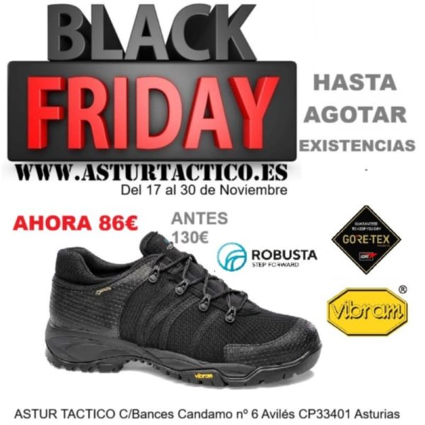BLACK FRIDAY ZAPATO ROBUSTA GORETEX N.43