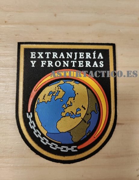 PARCHE DE BRAZO EXTRANJERIA Y FRONTERAS POLICIA NACIONAL