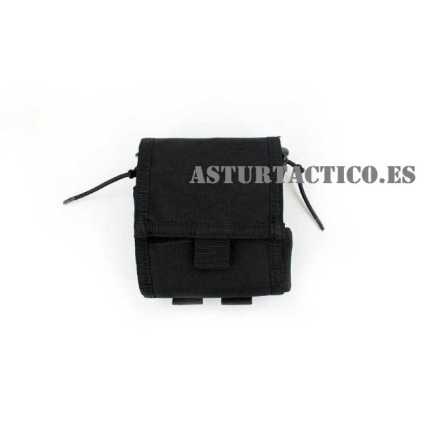 BOLSA DE DESCARGA PLEGABLE MOLLE 11X4X13 NEGRO
